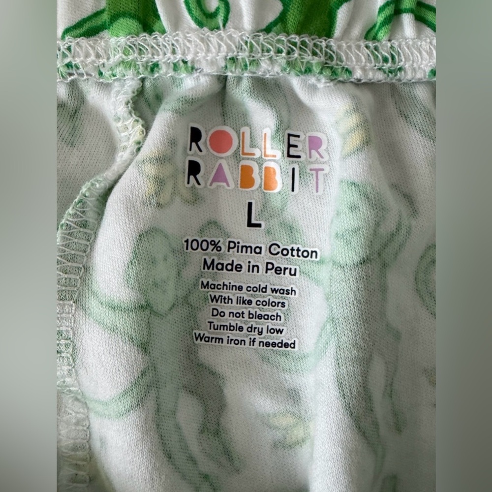 Roller Rabbit Emerald Monkey Polo
Pajamas, Size Large - Picture 12 of 12